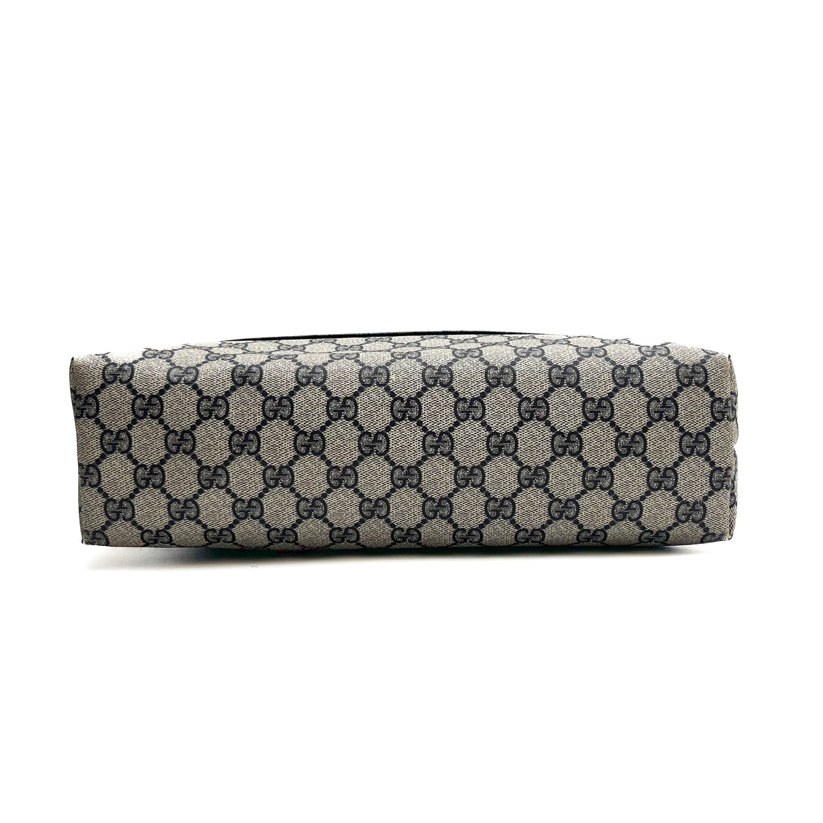 GUCCI Lot of 2 Bags Vintage GG Supreme Tote Bag PVC Leather Web Stripe Auth