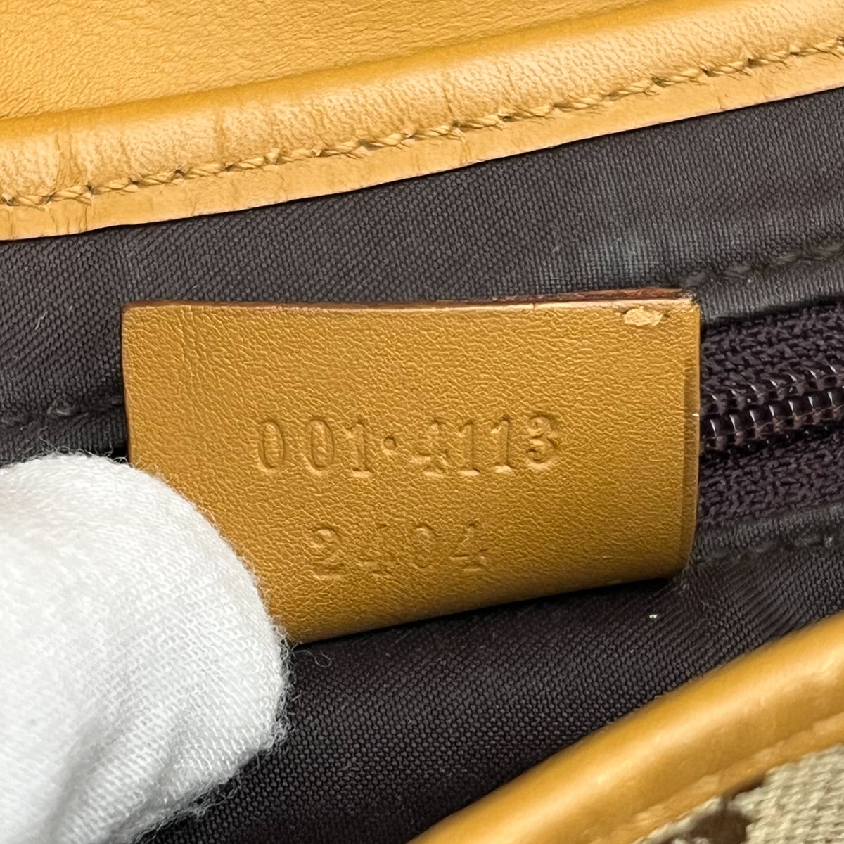 GUCCI Tom Ford Tiger head Chain Shoulder bag GG Canvas Vintage Auth From Japan