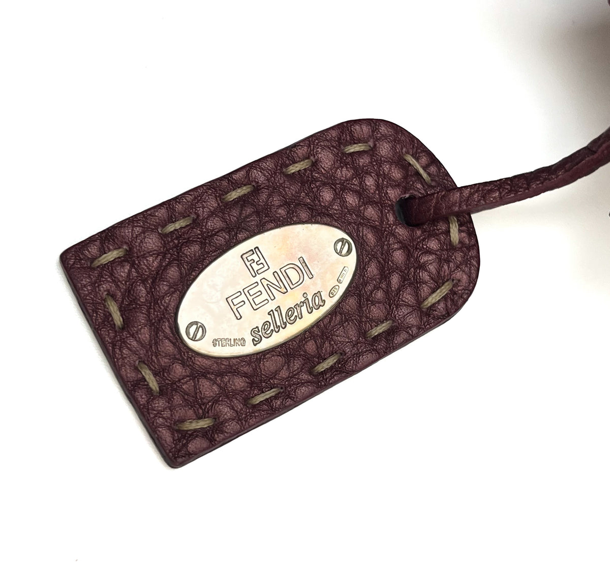 FENDI Mini Handbag Velvet Leather Purple Violet Satchel Auth From Japan