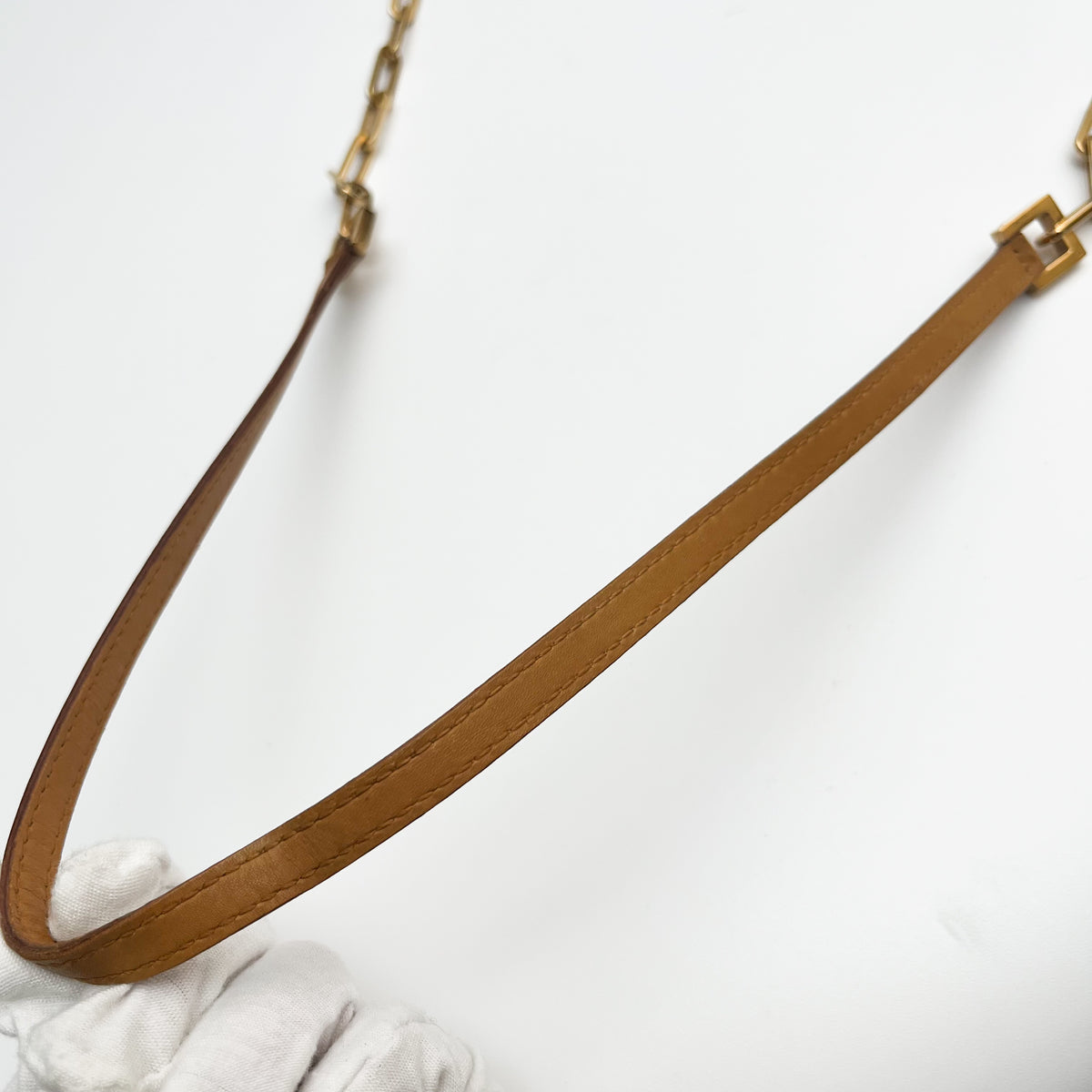 GUCCI Tom Ford Tiger head Chain Shoulder bag GG Canvas Vintage Auth From Japan