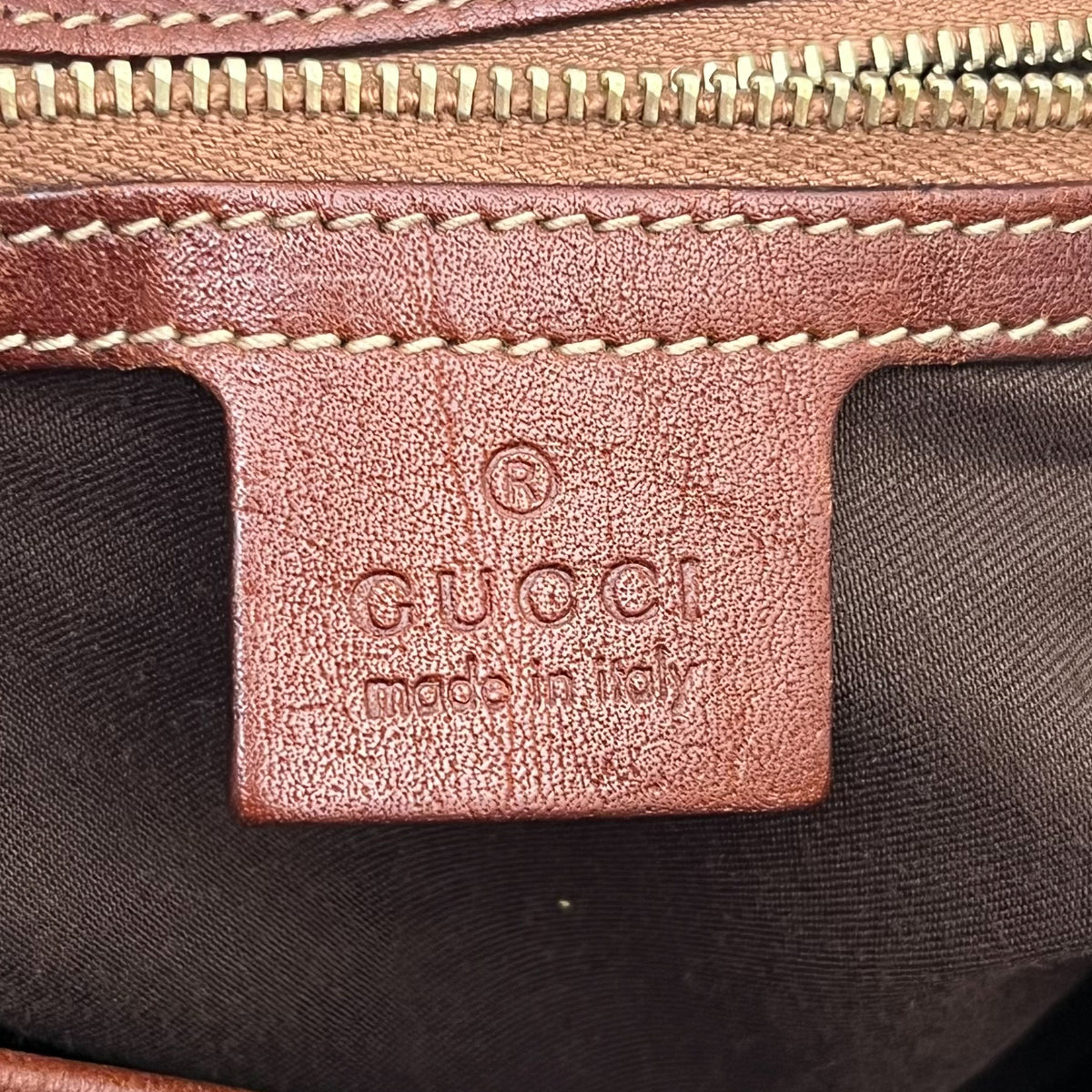GUCCI 137621 Horsebit GG Canvas Tote Bag Braided Leather Handle Auth From JP