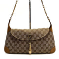 GUCCI Tom Ford Tiger head Chain Shoulder bag GG Canvas Vintage Auth From Japan